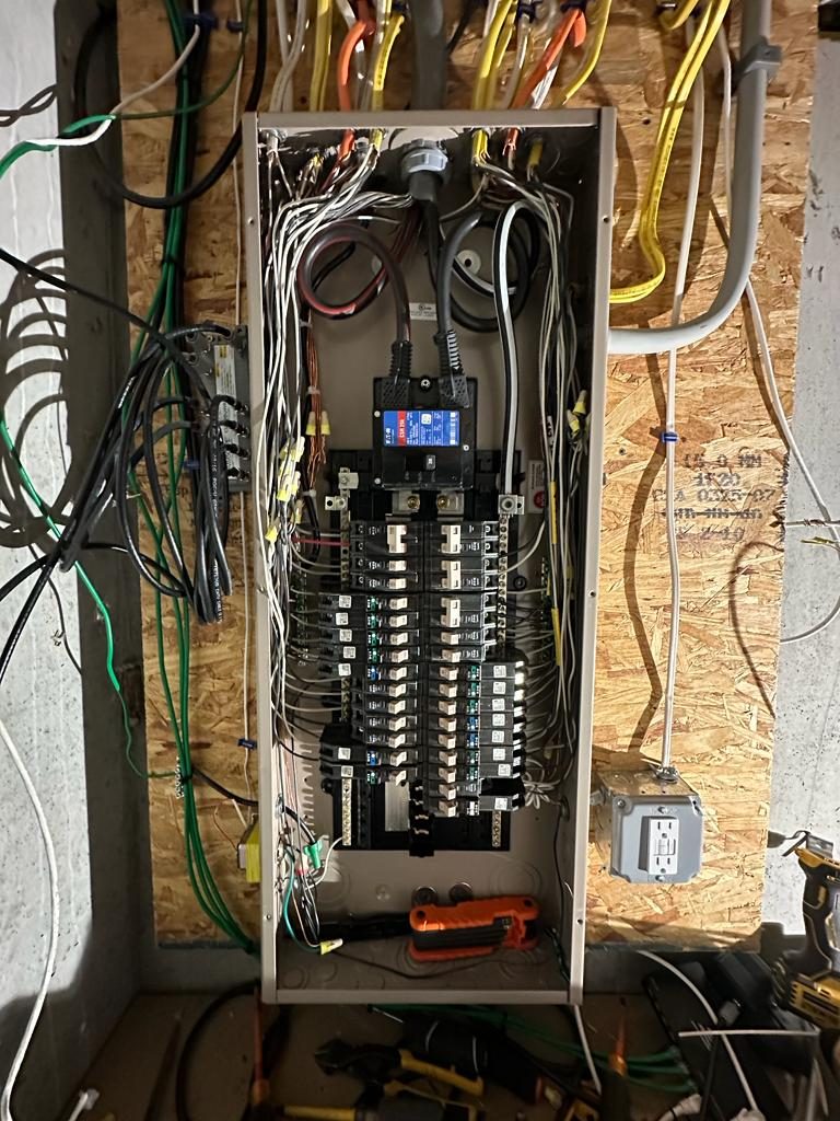 Panel replacement in progress